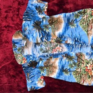 Tropical Blue Kids Shirt